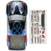 HBX 903 903A 1/12 RC Car Spare Body Shell Blue Color w/ Sticker Sheet 90132 Vehicles Model Parts