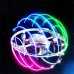 JJRC H131 AURORA BALL Stunt Light Ring 360 Spin Altitude Hold Mode RGB Color LED Circle Protection Kids Gifts 2.4G 4CH 6-Axis Remote Control RC Toys Drone Quadcopter RTF
