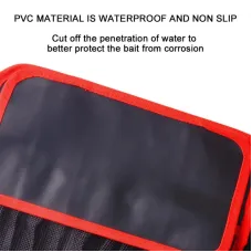 ZANLURWaterproof Fishing Lure Bag 12 Slots Metal Jigs Sea Bait Lead Protector Case