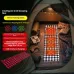 Portable 5V USB Heated Sleeping Bag Mat Heating Sleeping Bag Liner, Grid Electric Heating Pad 198X62cm Suitable for Cold Weather, Outdoor Camping And Hiking Supports Multiple USB Power Sources Usable in All Seasons