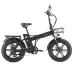 EDIRECT SINOHON A20 Electric Bike 48V 18AH 1000W Motor Recommended Top Speed 25KM/H 20inch 80-100KM Max Mileage 150KG Max Load Electric Bicycle