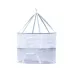 Folding Hanging Drying Rack Mesh Dryer with Zippers For Shrimp Fish Fruit Vegetables Herb