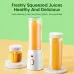 Electric Juicer Cup with 2 Cups Portable Juicer Mixer 10 Blade Usb Charge Fresh Fruit Juice Personal Blender Smoothie For Travel