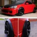 4-Piece/Set Universal Car Wheel Arch Tire Guard Decorative Fender Flexible Yet