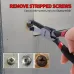 RUITOOL Woodworking Screw Extractor Pliers Stripped Screw Remover Tool with Non-slip Jaws for Quick Removal of Damaged or Rusted Fasteners