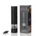 Electric Grinder USB Charging Electric Pepper Grinder Black Peppercorns Sea Salt Grinder Adjustable Coarseness Large Capacity Automatic Spice Grinder Kitchen Cooking Tool