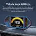 WEIYING P26 LCD Smart Gauge GPS OBD Instrument 360 Split Bracket Tester Multi-function Slope Meter Accelerometer All-in-one OBD2 Head Up Display