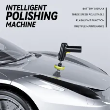 Wireless Car Polishing Machine 20000RPM Brushless Motor 3 Speed Adjustment USB Type-C Rechargeable Portable Multi-Functional Scratch Remover
