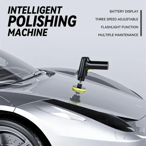 Wireless Car Polishing Machine 20000RPM Brushless Motor 3 Speed Adjustment USB Type-C Rechargeable Portable Multi-Functional Scratch Remover