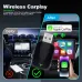 Mini 2 in 1 Wired to Wireless CarPlay Android Auto Adapter Plug & Play 5GHz WiFi Fast Connection Convert the Original car with Carplay cable to Wireless