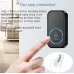 Wireless Doorbell IP44 Waterproof Smart Home Welcome Door Bell 300M Range 60 Ringtones 5-level Volume Adjustable Intelligent Home Chime Bell Kit EU Plug
