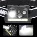 XPG+COB 4 Modes Zoomable Headlamp Waterproof Multi-functional Type-c Charging Headlight Flashlight Head Torch Lamp
