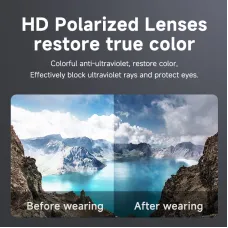 Senbono G02 bluetooth-compatible 5.3 Smart Glasses Listening Music Phone Calling Camera Function IP65 UV-resistant Sports Glasses