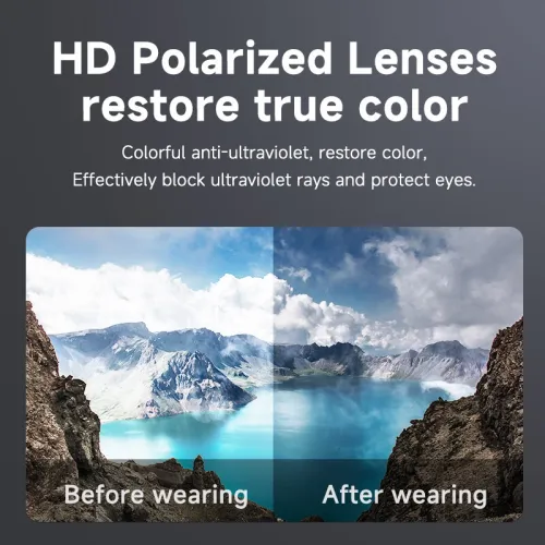 Senbono G02 bluetooth-compatible 5.3 Smart Glasses Listening Music Phone Calling Camera Function IP65 UV-resistant Sports Glasses