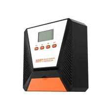 60A MPPT Solar Charge Controller 12V/ 24V Solar Panel Charge Controller Intelligent Regulator for FLD/LiFePO4/SLD/GEL/AGM with Dual USB Port Auto Parameter LCD Display and Timer Setting ON/Off Hours