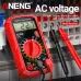 ANENG Professional Digital Multimeter High Precision AC/DC Voltage Current Resistance Tester with Low Battery Indication ABS Material Ideal for Electrician Maintenance Tasks