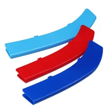 3pcs Front Side Auto grid Grill Grille Cover Clip Car Trim Strip For BMW 5 Series F10 F11 F18 14-17