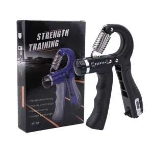 R-type Adjustable Hand Gripper Spring Mechanical Counting Finger Gripper Muscle Trainer Rehabilitation Training Fitness Device