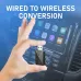 BABAOLONG 2 in 1 CarPlay Android Auto Adapter Wireless Conversion USB Type-C Plug and Play Dual System Stable Connection 5.8GHz WiFi