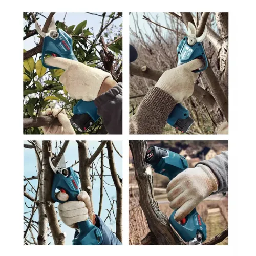 Cordless Electric Pruner for Bosch 12V Rechargeable Garden Shears 25mm Cutting Diameter Professional Tree Branch Trimmer High Capacity Battery Long Blade Life