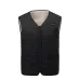 TENGOO 22 Zones Intelligent Heated Vest USB/DCharging Fleece Lined Winter Warm Electric Heating Sleeveless Jacket Thermal Outdoor Adjustable Temperature Control