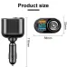 12V-24V Universal Car Charger  Car Fast Charge Adapter Socket 66W USB Phone Charger 360 Rotation for iPhone Samsung Xiaomi