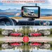 Solar Powered RV Wireless Backup Camera 1080P HD IP69K Night Vision Waterproof Rechargeable CCD Sensor Wide Angle