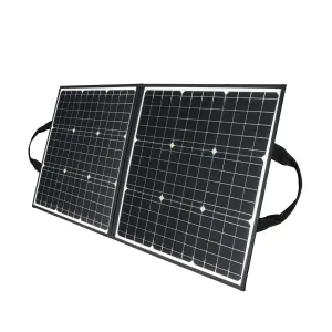 UDirect FlashFish 100W 18V Portable Solar Panel 5V USB Foldable Solar Cells Outdoor Power Supply Camping Garden Solar Charger For Power Station
