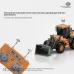Z6758 1/64 2.4G Mini RC Car Alloy Bulldozer Loader Truck Support App Remote Controlled Full Scale Engineering Vehicle Two Speed Desktop Toys Model Collection Gift For Boys