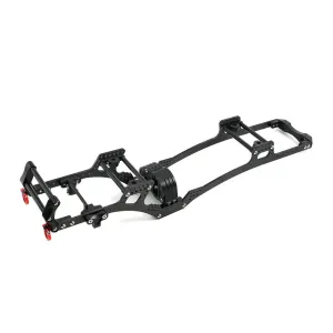 Carbon Fiber LCG Chassis Kit Frame Rail Skid Plate Set for SCX10 1/10 RC Crawler Car DIY Upgrade Parts