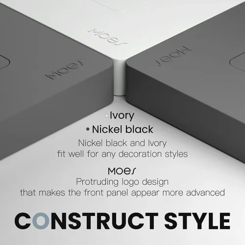 MoesHouse Tuya Smart Zigbe3.0 Push Button Switch 1Gang Remote Smart Life APP Control Timing Function Voice Control Work with Alexa Google