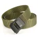 TUSH120cm Length Luxury Metal Tactical Belts Automatic Buckle Nylon Quick Dry Sports Belts For Outdoors Hiking Cycling