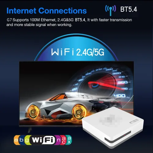 G7 64G 25000+ Games TV Game Console Android 13 8K HD Support WiFi6 & BT5.0 Dual Wireless Controllers 25+ Emulators Retro Games Player Console