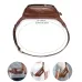 BULLCAPTAIN Men's Genuine Leather Fanny Bag Adjustable Strap Waist Bag Retro Crossbody Chest Bag