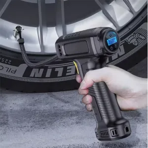 120W Smart Car Electric Tire Inflator Pump Car Handheld Intelligent Digital Display Household Car Electric Portable Tire Air Pump