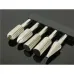 Steel Rotary File Head Carbide Grinding Bits Set 5pcs 1/4 Inch Shank 13mm  for Wood Metal Stone Resin Craft and Polishing