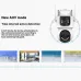 ICSEE Solar 4MP 6X Zoom WiFi IP Camera AOV Mode HD Surveillance 24/7 Recording Wireless 2MP+2MP Dual Lens Security Solar Powered Waterproof Night Vision Camera