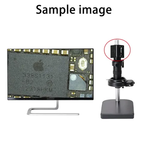 Mustool HY-5199 16MP HDMI Microscope Camera Sony CMOS Sensor 1080P Full HD Output 2K Recording Digital Zoom Multilingual Support