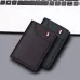 Men's Vertical Wallet Thin PU Leather Anti-magnetic Clip Wallet Simple Style Urban Daily Combination 5 Card Slots Available