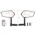 DRCKHRORM-12Bicycle Mirror Set Wide Range High-Definition Rear View Mirror Cycling Adjustable Bike Mirror for E-bike Scooter Motorcycle