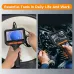 4.3'' IPS Screen Industrial Handheld HD 1080P 8mm Endoscope 8 LEDs IP67 Waterproof Auto Repair Plumbing Maintenance Appliance Inspection T42-AV