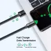 6A 120W USB-A to Type-C Cable Fast Charging Data Transmission Copper Cord Line 1M/2M Long for iPhone 16 15 15 Plus for Huawei Mate XT for Samsung Galaxy Z Fold6