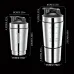 IPRee Stainless Steel Protein Shaker Double Layer Cup Portable Fitness Sports Mug Nutrition Shakers Cup Water Bottles Water Cup Portable Shakers Kettle