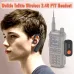 ABBREE BT-E2 Walkie Talkie Wireless Headset Headphone 2.4G Noise Reduction Handsfree Earpiece Replacement for UV-5R UV-32 Walkie Talkie