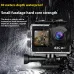AUSEK 4K 60fps Action Camera with Dual Screen Sport Camera Anti-Shake Remote Control Video Wifi Oet Wide Angle DV Camera Sports Camera 30m Waterproof Ratingutdoor Cycling Helm