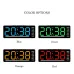 Mini Digital Table Clock LED Alarm Clock Temp 5 Levels Adjustable Brightness 12/24H Bedroom Electronic Desktop Clock Home Decor