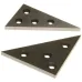 2PCS Solid Angle Plates Set 30-60-90 & 45-45-90 Degrees Precision +/- 20 Seconds Machinist Tool High Quality Metal