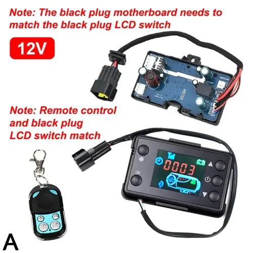 12V 24V Air Diesels Air Heater LCD Monitor Switch Control Board Motherboard with Remote Control For Car Parking Heater Control