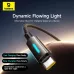 Baseus Vivid Speed PD100W USB-C to USB-C Cable Fast Charging Data Transmission Thickened Copper Core Line 1M/2M Long for iPhone 16 Pro 15 Pro Max for Huawei Mate XT for Xiaomi 15pro for Samsung Galaxy Z Flip6