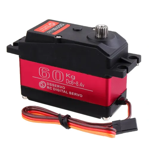 DSSERVO DS5160 HV 60kg 180/270 18T Metal Gear Digital Servo For 1/5 Redcat HPI Baja 5B SS RC Car Compatible SAVOX-0236 LOSI XL 5T